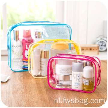 Aangepaste transparante wastas multifunctionele cosmetische tas
